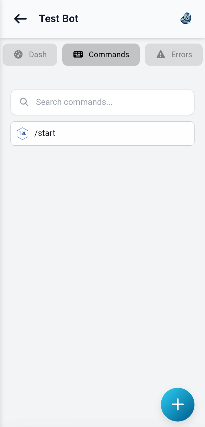 Commands Tab