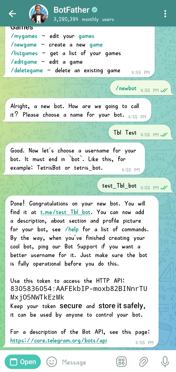 BotFather Token