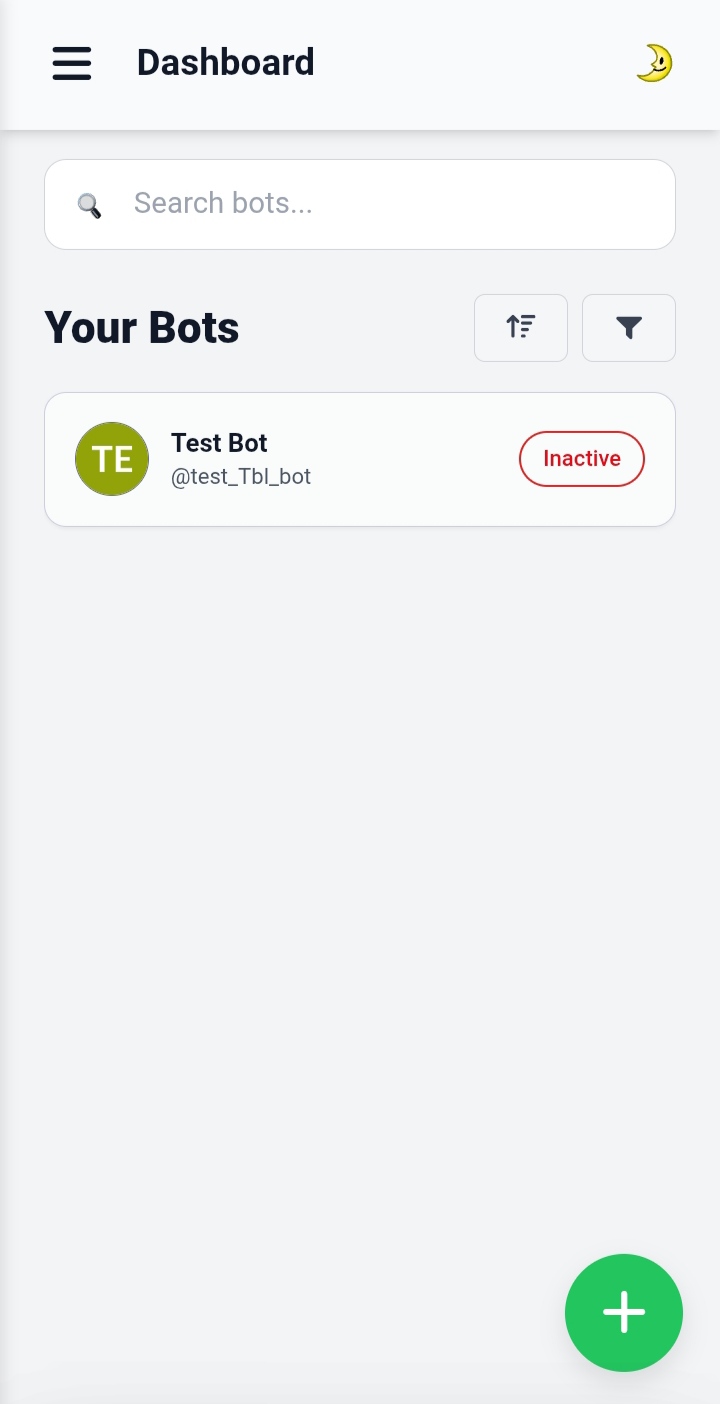 Bot List Dashboard